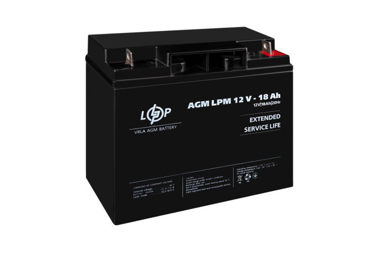 Аккумулятор AGM LPM 12V - 18 Ah