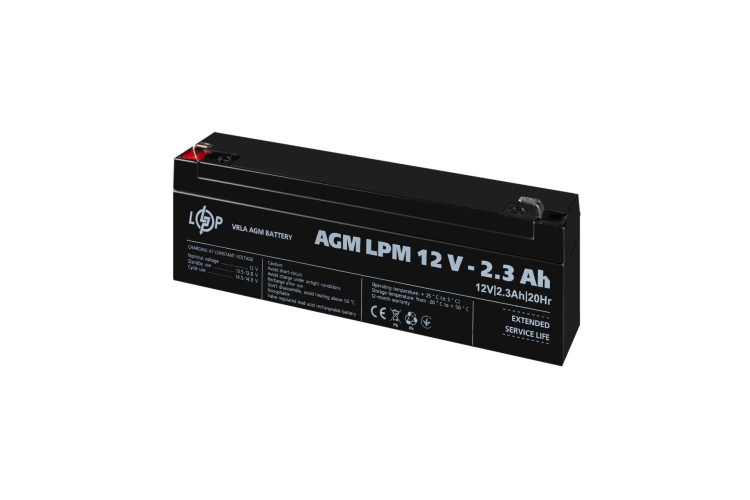 Акумулятор AGM LPM 12V - 2.3 Ah