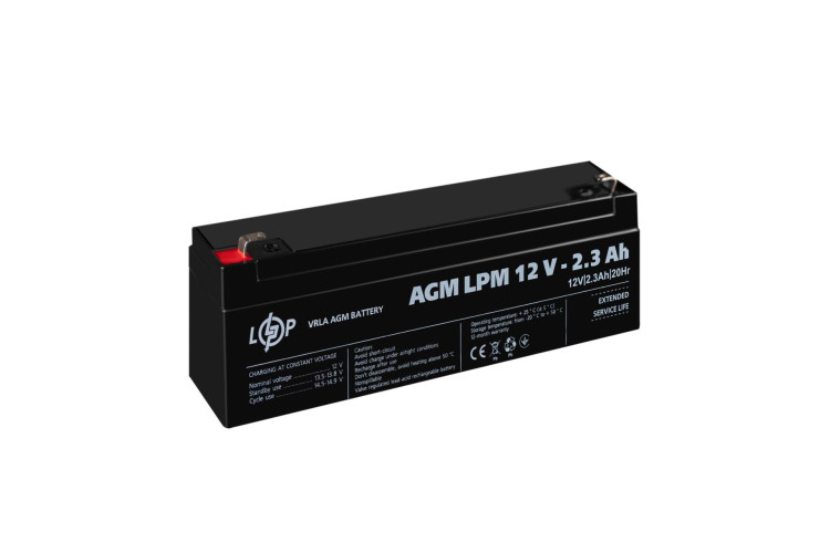 Акумулятор AGM LPM 12V - 2.3 Ah
