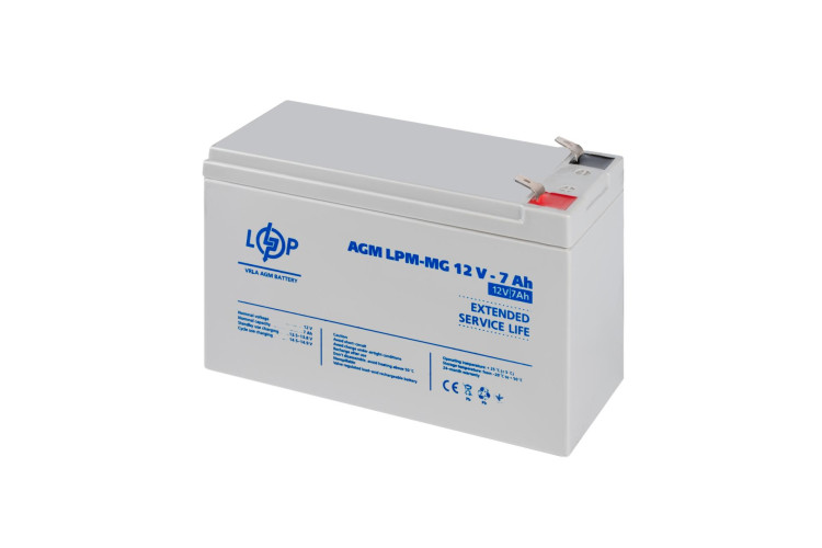 Аккумулятор мультигелевый LPM-MG 12V - 7 Ah