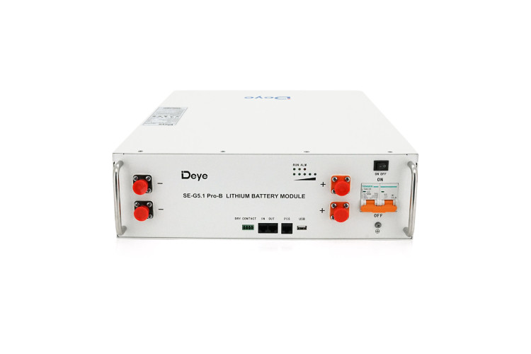Акумуляторна батарея LiFePO4 Deye SE-G5.1 Pro-B 51.2В 100Аг 5.12кВт·г