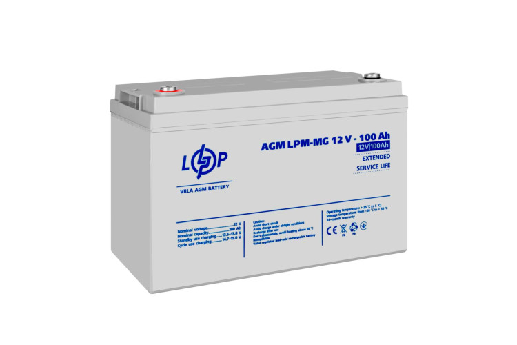 Аккумулятор мультигелевый LPM-MG 12V - 100 Ah