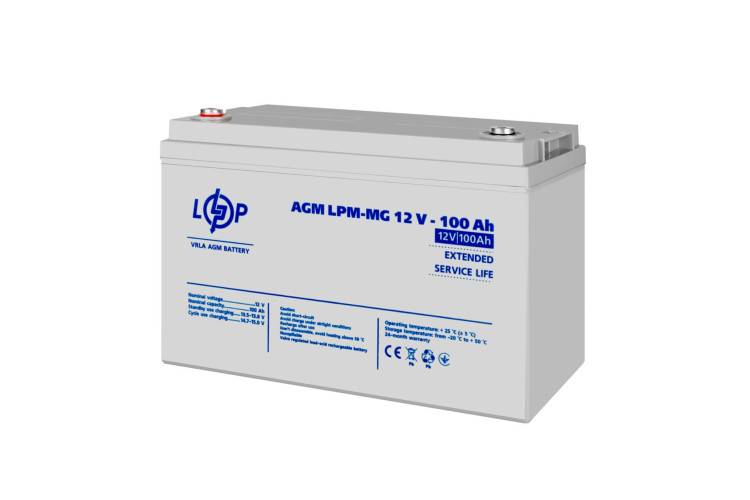 Аккумулятор мультигелевый LPM-MG 12V - 100 Ah