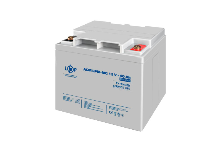 Аккумулятор мультигелевый LPM-MG 12V - 40 Ah