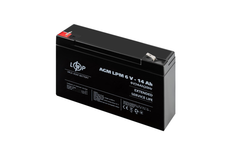 Аккумулятор AGM LPM 6V - 14 Ah