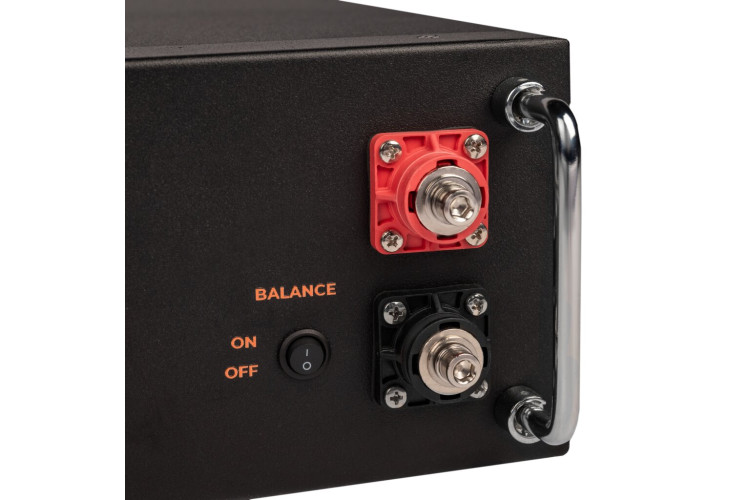Аккумулятор LP LiFePO4 51,2V - 100 Ah (5120Wh) (BMS SP 100A/50А) RM RS485/CAN LCD BL