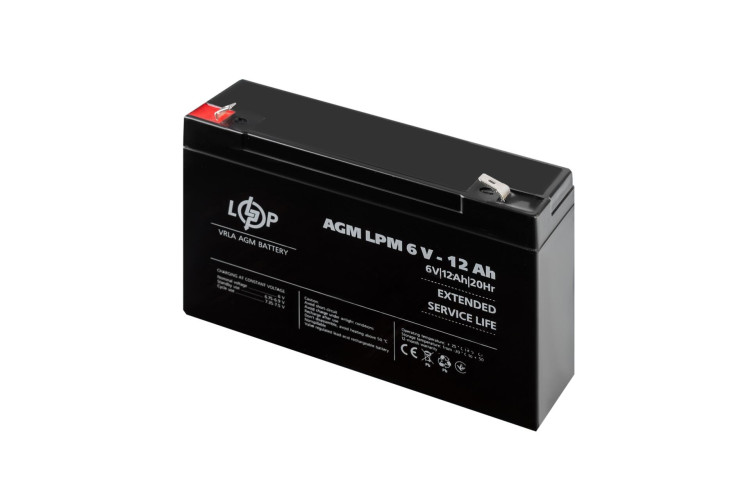 Аккумулятор AGM LPM 6V - 12 Ah