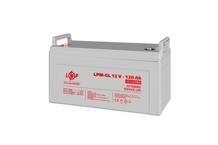 Аккумулятор гелевый LPM-GL 12V - 120 Ah
