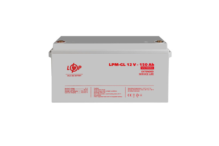 Аккумулятор гелевый LPM-GL 12V - 150 Ah