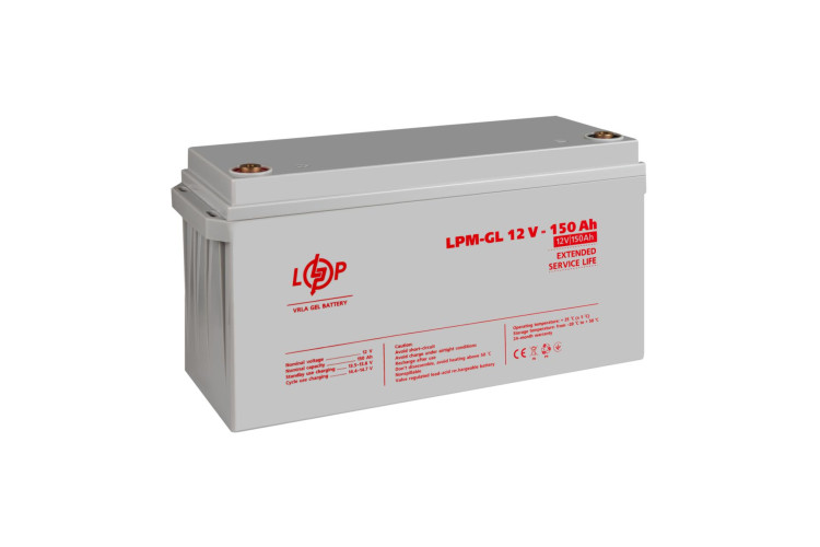 Аккумулятор гелевый LPM-GL 12V - 150 Ah