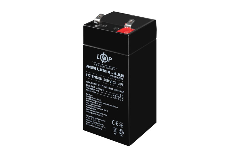 Аккумулятор AGM LPM 4V - 4 Ah