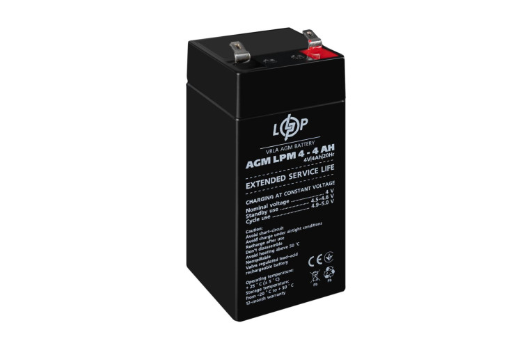 Аккумулятор AGM LPM 4V - 4 Ah