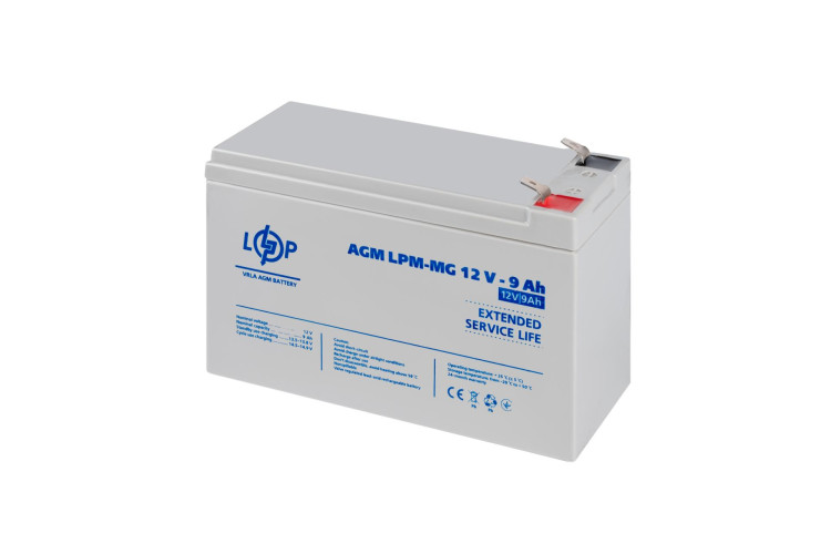 Аккумулятор мультигелевый LPM-MG 12V - 9 Ah