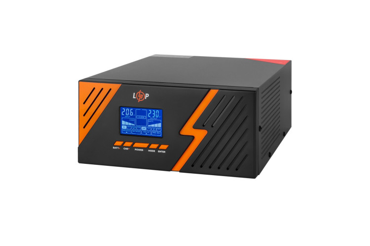 ИБП с правильной синусоидой 12V LPM-PSW-1500VA (1050Вт) Black