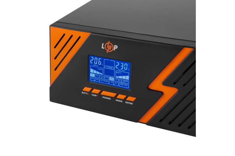 ИБП с правильной синусоидой 12V LPM-PSW-1500VA (1050Вт) Black