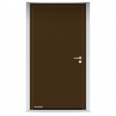 Входные двери 1150x2200 мм IsoPro IP 010, RAL 8028, Терракотовый