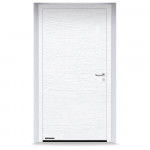 Входные двери 1000x2100 мм IsoPro IP 015, RAL 9016, Белый матовый