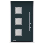 Входные двери под размер Thermo65 860S, CH 7016, Антрацитовый серый матовый Matt deluxe