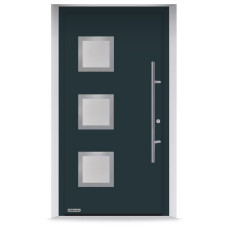 Входные двери под размер Thermo65 860S, CH 7016, Антрацитовый серый матовый Matt deluxe