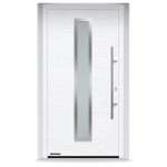 Входные двери 1100x2100 мм IsoPro IP 700N, RAL 9016, Белый матовый