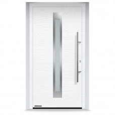Входные двери 1100x2100 мм IsoPro IP 770S, RAL 9016, Белый матовый