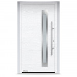Входные двери 1100x2100 мм IsoPro IP 780S, RAL 9016, Белый матовый