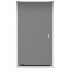 Входные двери 1000x2100 мм IsoPro IP 010, RAL 9007, Серый алюминий