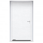 Входные двери 1150x2200 мм IsoPro IP 010, RAL 9016, Белый матовый