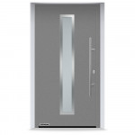 Входные двери 1000x2100 мм IsoPro IP 700N, RAL 9007, Серый алюминий