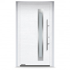 Входные двери 1150x2200 мм IsoPro IP 780S, RAL 9016, Белый матовый