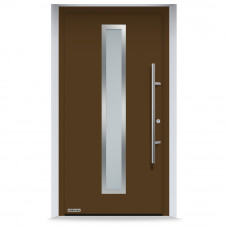 Входные двери под размер Thermo65 700S, RAL 8028, Терракотовый