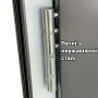 Входные двери 1100x2100 мм IsoPro IP 010, RAL 7016, Антрацитовый серый матовый