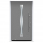 Входные двери 1150x2200 мм IsoPro IP 770S, RAL 9007, Серый алюминий