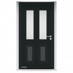 Входные двери 1000x2100 мм IsoPro IP 410S, CH 703, Антрацитовый металлик