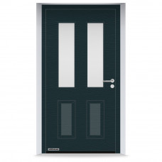 Входные двери 1150x2200 мм IsoPro IP 410S, RAL 7016, Антрацитовый серый матовый