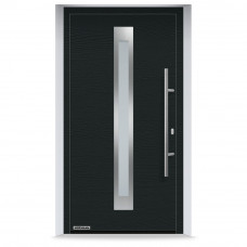 Входные двери 1000x2100 мм IsoPro IP 770S, CH 703, Антрацитовый металлик