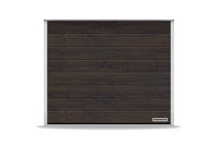 Гаражные секционные ворота RenoMatic 2500x2500 мм, М-гофр, Decocolor, Ночной дуб