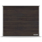 Гаражные секционные ворота RenoMatic 4000x2125 мм, М-гофр, Decocolor, Ночной дуб
