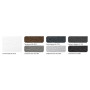 Гаражные секционные ворота RenoMatic 2440x2080 мм, М-гофр, Woodgrain, RAL 8028, Терракотовый