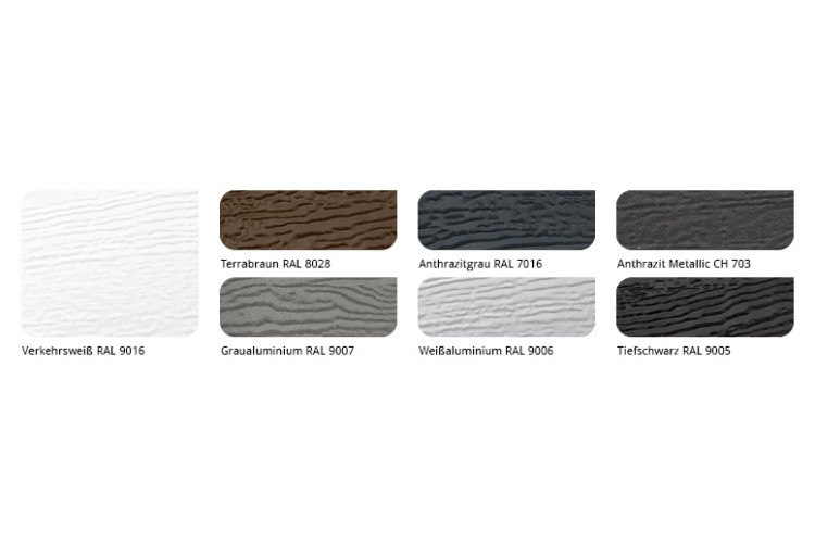 Гаражные секционные ворота RenoMatic 4000x2000 мм, М-гофр, Woodgrain, CH 703, Антрацитовый металлик
