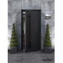 Ручка скоба WALA QA45RX 1800/1300.45 (половинка) труба 40*40 черный матовый